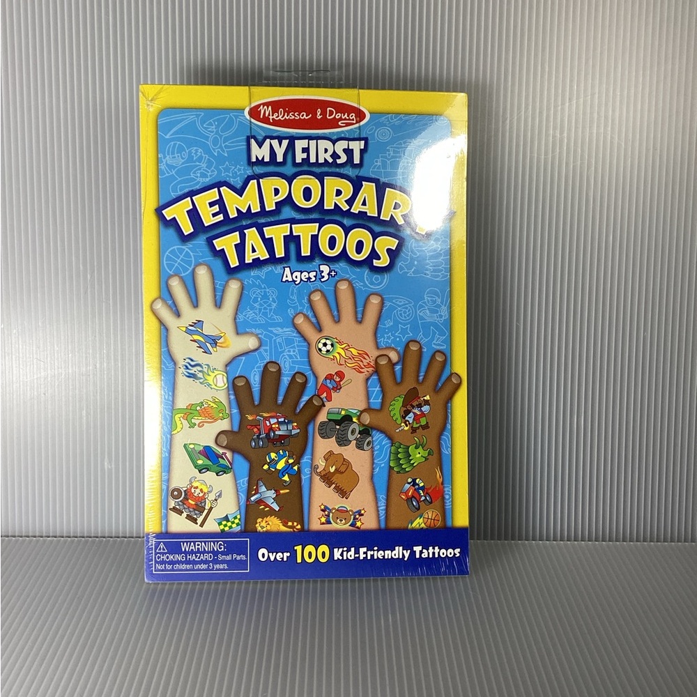 Melissa & Doug My First Temporary Tats (Ages 3+) (Blue)